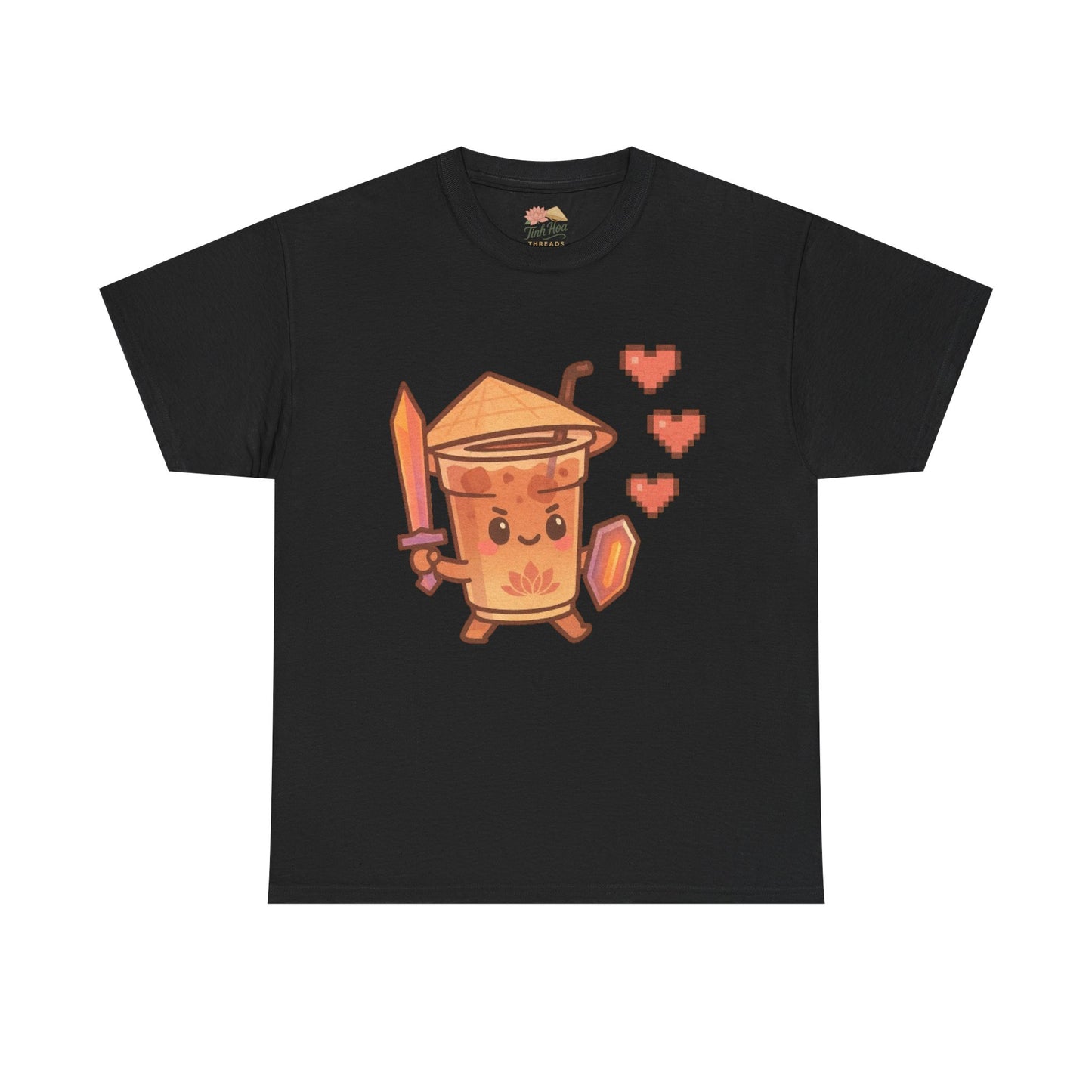 "Bubble Tea Warrior – Cà Phê Chiến Binh Tee"