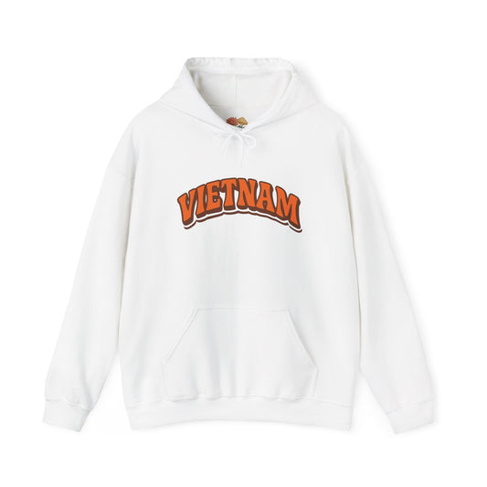 “Sài Gòn Buổi Sáng” Retro Vietnam City Hoodie – Vintage Coffee & Scooter Vibes