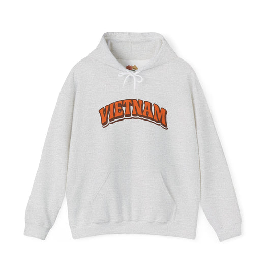 “Sài Gòn Buổi Sáng” Retro Vietnam City Hoodie – Vintage Coffee & Scooter Vibes