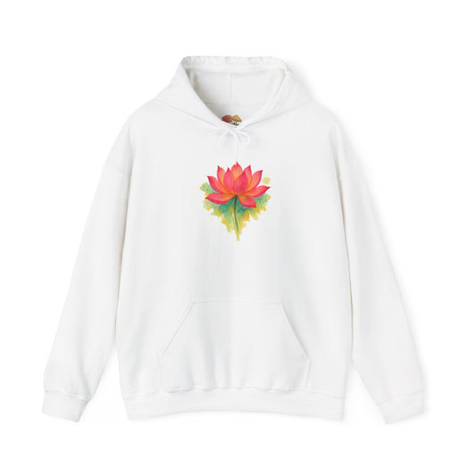Lotus & Vietnam Graphic Hoodie, Stylish Sweatshirt, Travel Gift, Unisex Apparel, Casual Wear, Gift for Her & Him