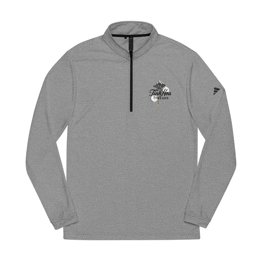 adidas® Quarter-Zip Pullover for Active Lifestyle, Stylish Athleisure, Casual Wear, Embroidered Sportswear, Perfect Gift for Athletes