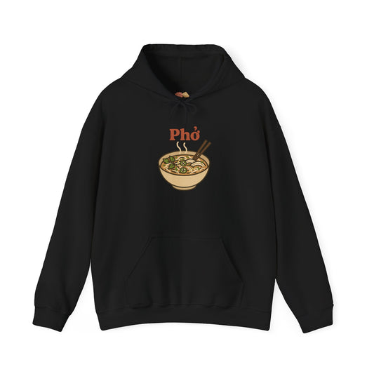 Retro Phở Bowl Hoodie – Vietnamese Street Food Vibes