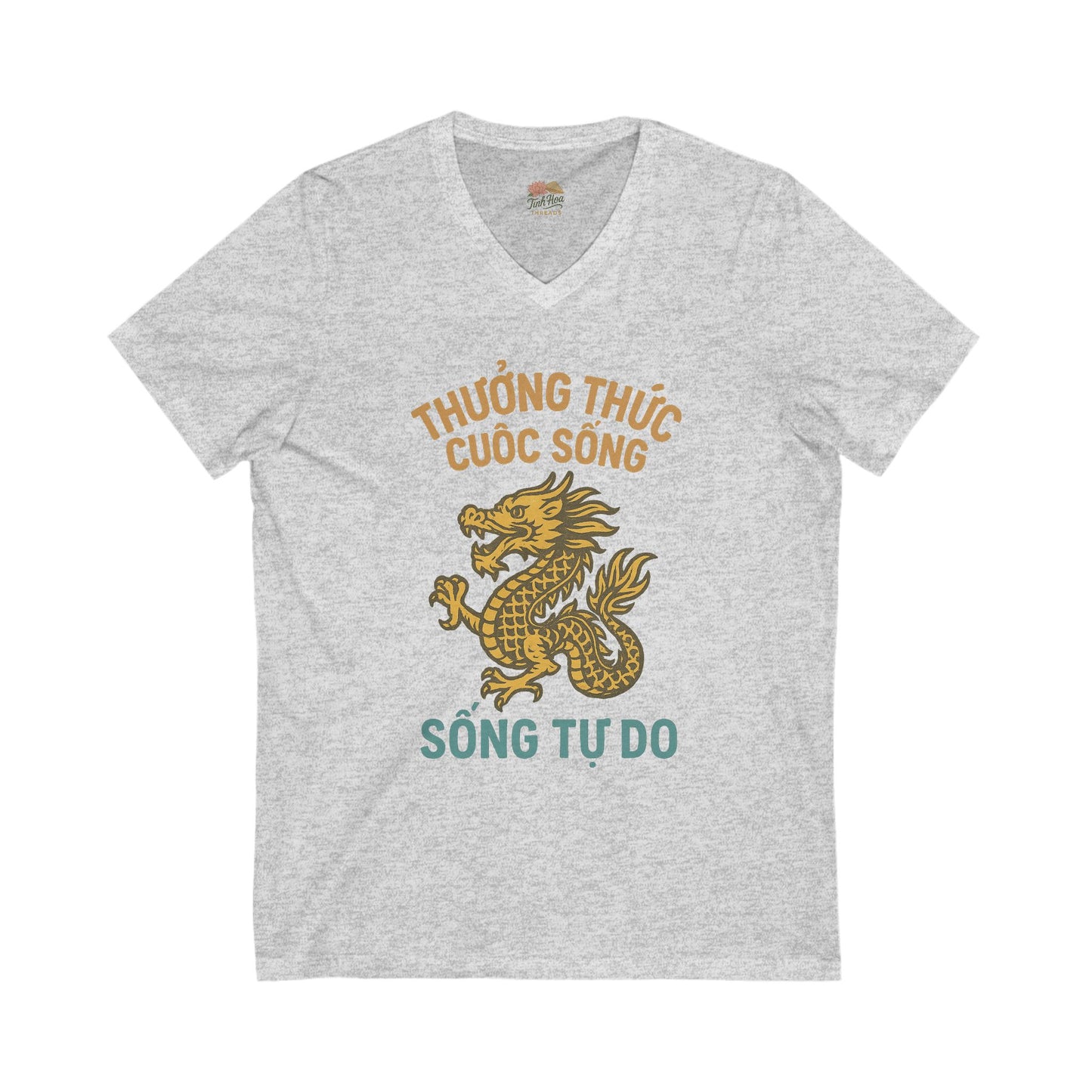 Rồng Vàng – "Sống Tự Do" Vietnamese Freedom Dragon Tee