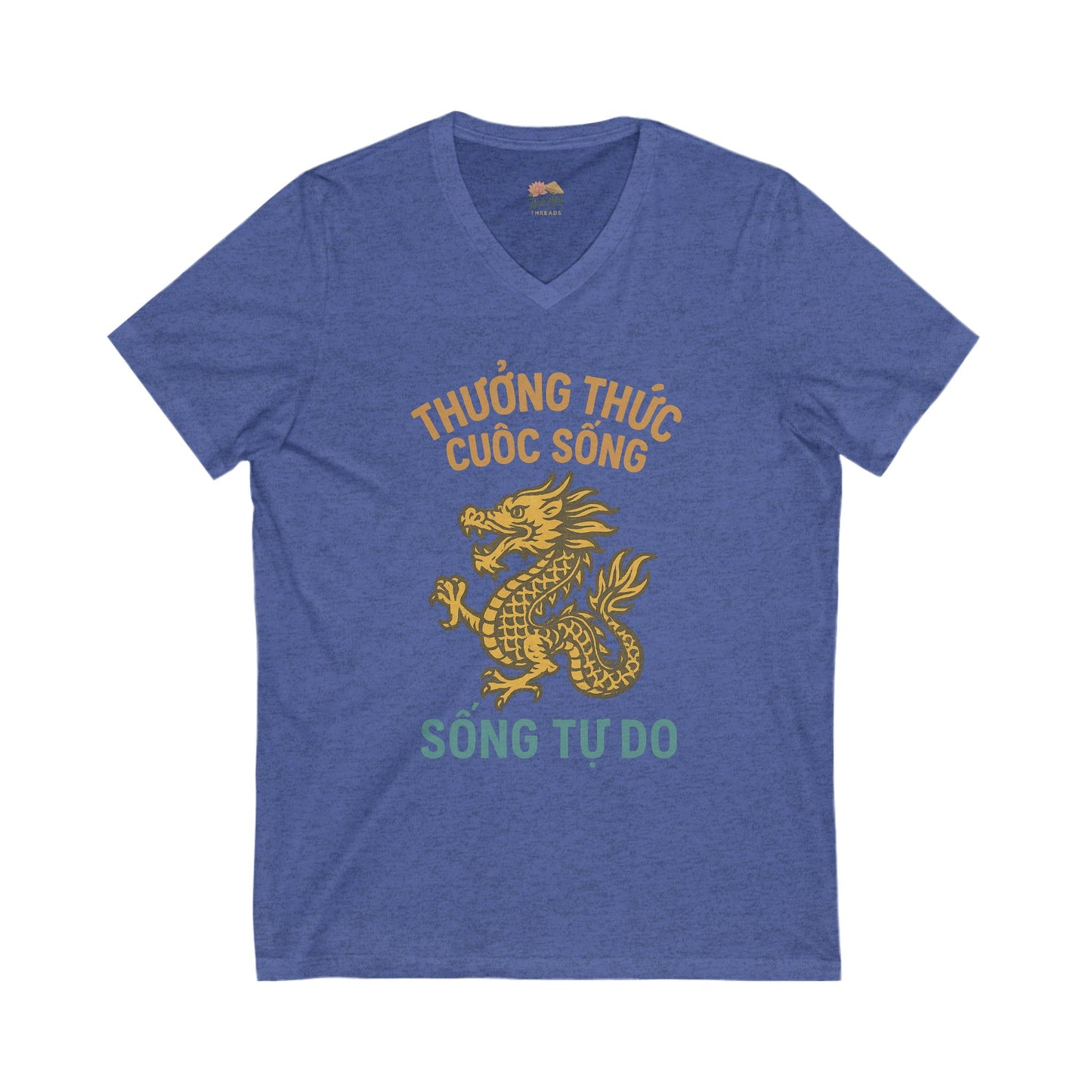 Rồng Vàng – "Sống Tự Do" Vietnamese Freedom Dragon Tee