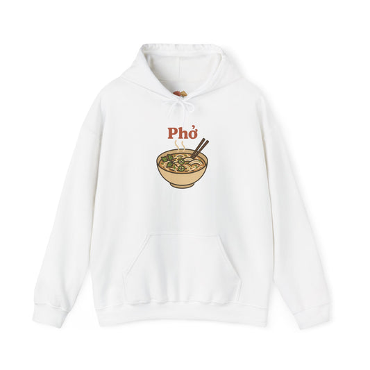 Retro Phở Bowl Hoodie – Vietnamese Street Food Vibes